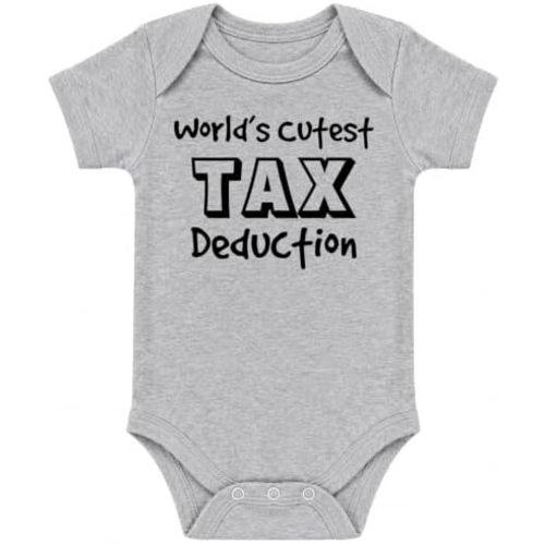 CBTwear World's Cutest Tax Deduction Outfit Funny Baby Bodysuit