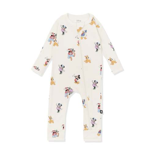 Zippered Romper in Mickey Mouse and Friends 3-6 M