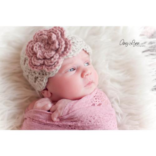 Baby Girl Hat / Girls Beanie / Newborn Baby Hats / Crochet Girls Hat / Hats For Girls / Girl Baby Shower Gift / Girls hat / Newborn Girl Hat