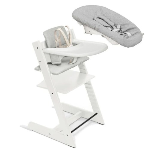 Tripp Trapp® High Chair² and Cushion with Stokke® Tray and Newborn Set