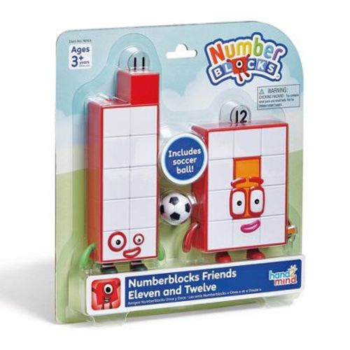 Hand2Mind Numberblocks Friends Eleven and Twelve Figure Pack: Educational Math & Counting Toy for Kindergarten & Preschool