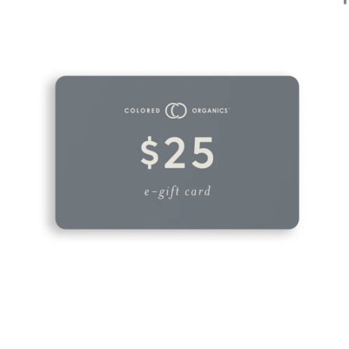 E-Gift Cards - Colored Organics