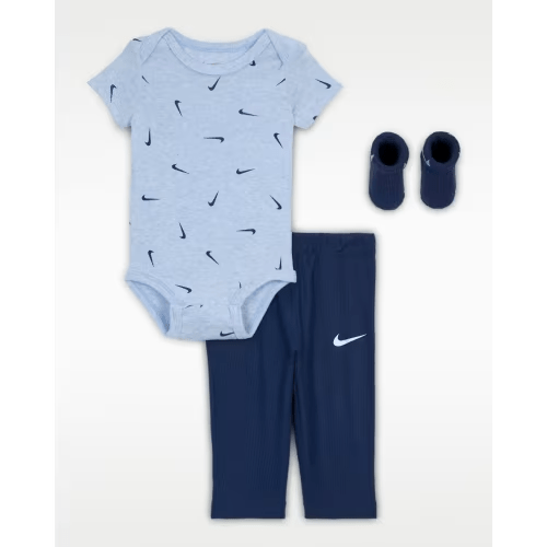 Nike Baby (0-9M) 3-Piece Bodysuit and Waffle Pants Set. Nike.com