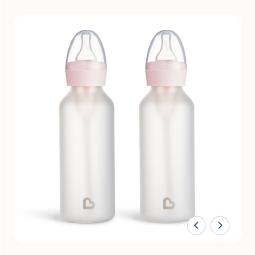 Bond® Silicone Glass Bottle 8oz, 2pk | Munchkin