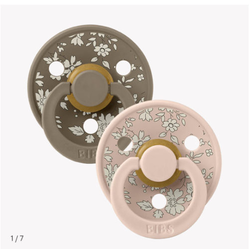 BIBS x LIBERTY Colour Dummies 2 Pack Capel - Blush Mix
