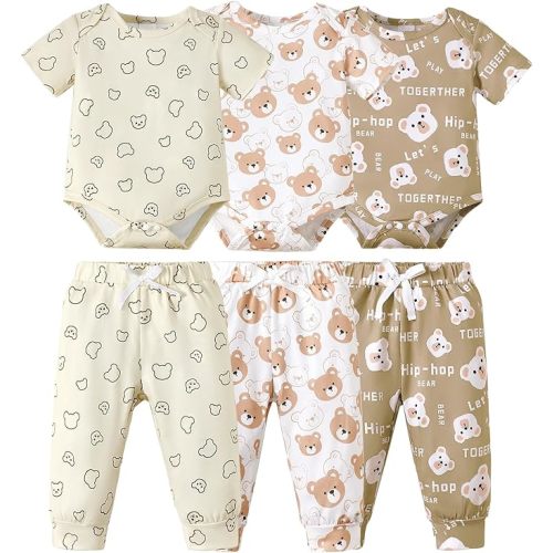 NZRVAWS Preemie Newborn Baby Boy Clothes Infant Clothing Romper Pant Outfits Set Layette Essentials 19 Pieces 0 3 6 12 Months
