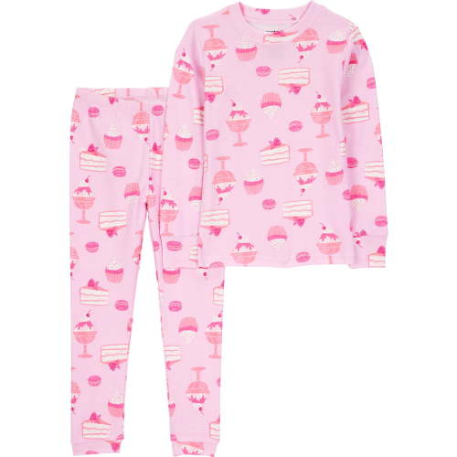 Carter's Child of Mine Toddler Boys or Girls Long Sleeve Top and Pants Pajama Set, 2-Piece, Sizes 12M-5T