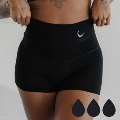 The Biker Short: Heavy Flow – Wild Moon Underwear