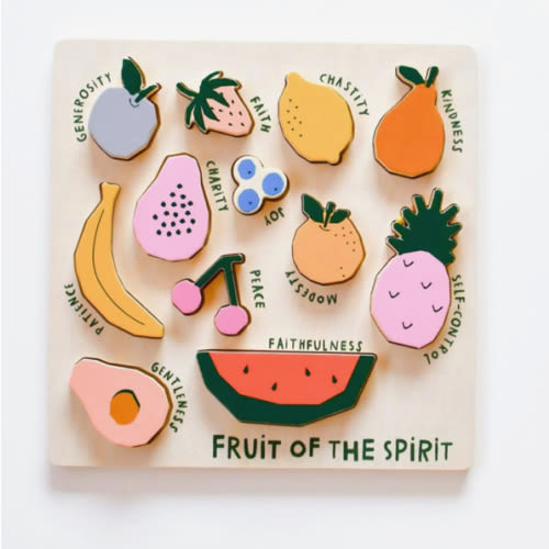 Fruit of the Spirit Wooden Puzzle