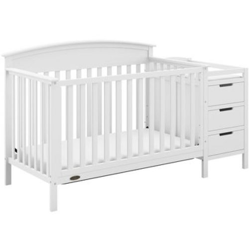 Graco Benton 4-in-1 Convertible Crib and Changer White