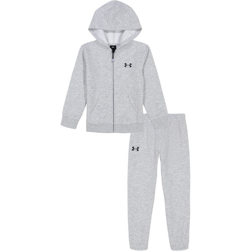 Under Armour boys Long Sleeve Logo Hoodie & Joggers Set, Baby & Toddler