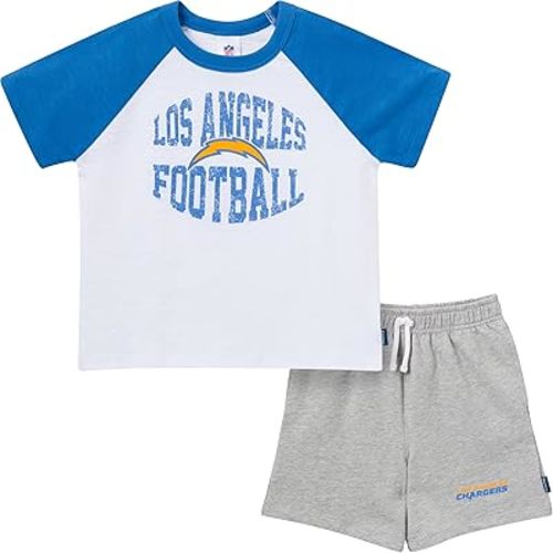 Gerber NFL unisex-baby Nfl Team T-shirt and Shorts Set