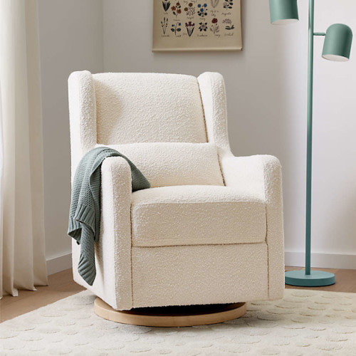 Wally Ivory Boucle Nursery Glider