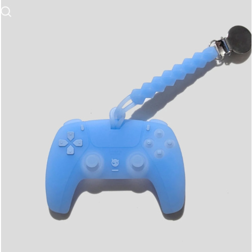 The Tiny Titan In Sub-Zero Blue PS5 Video Game Teether – BabyGlitch