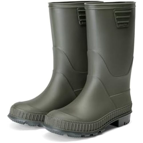 DREAM PAIRS Kids Waterproof Outdoor Rain Boots