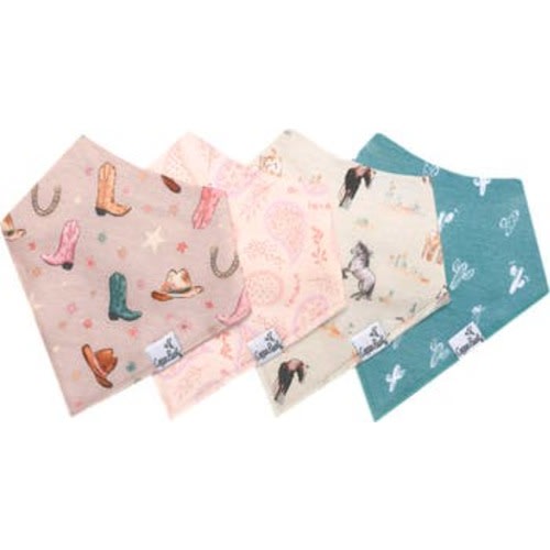 Cheyenne Assorted 4-Pack Bandana Bibs