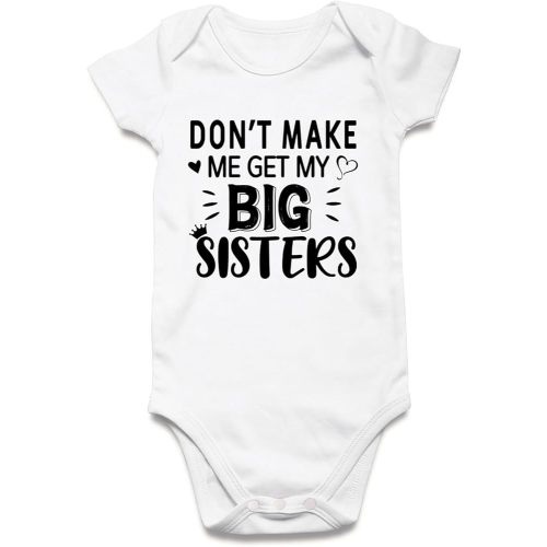 Funnycokid Baby Boys Girls Bodysuit Funny Newborn Romper Short Sleeve Infant Neutral Outfits 0-12 Months