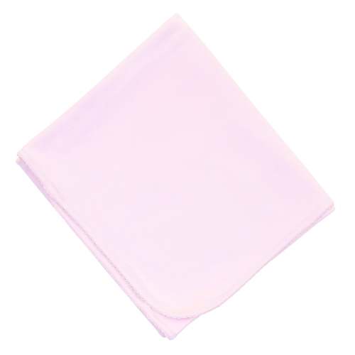 Essentials Solid Pink Receiving Blanket