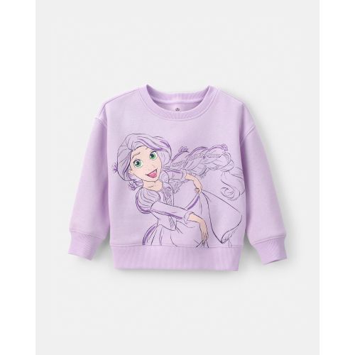 Toddler Girl Disney© Rapunzel Fleece Pullover Sweatshirt - Purple - Carter's | Carter's