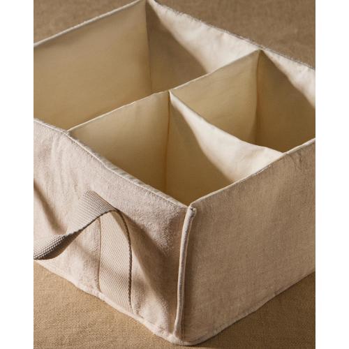 CHILDREN’S LINEN POPLIN TABLE ORGANIZER WITH HANDLES | Zara Home United States of America