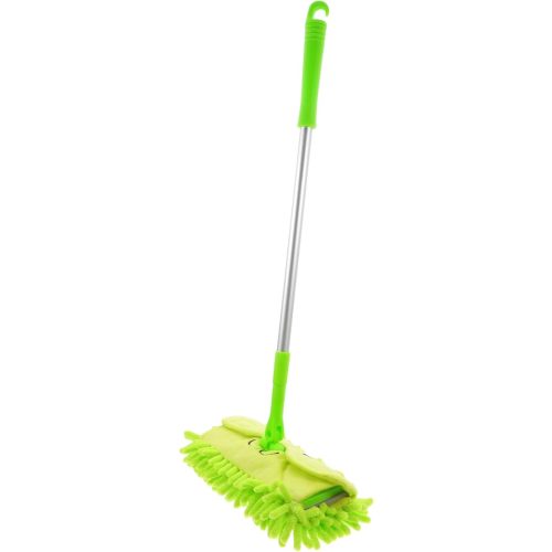 Kids Mini Mop Toy - Green Plastic Pretend Play Set for Toddlers, Educational Interactive Learning Tool, Realistic Design for Ages 2-4, Fun and Engaging Playtime Activity