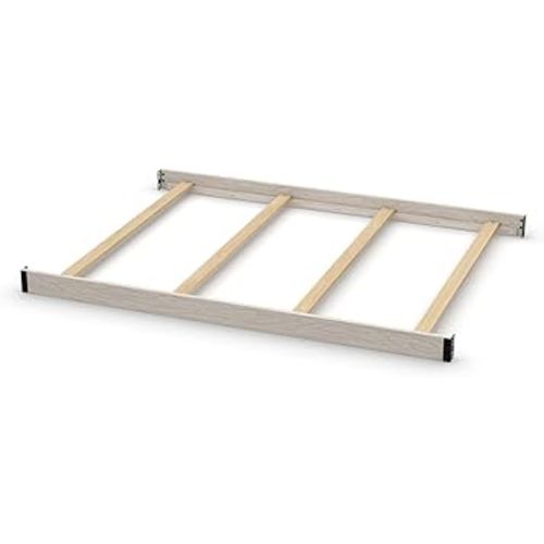 Full-Size Conversion Kit Bed Rails Compatible with Simmons Kids Convertible Cribs by Delta Children - Solid Wood Rail - Toddler and Adult Bed Rail for Full-Size (Rustic Mist, Option 1)