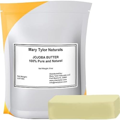 Mary Tylor Naturals Jojoba Butter (8 oz), Unrefined, 100% Pure, Raw, Premium Grade