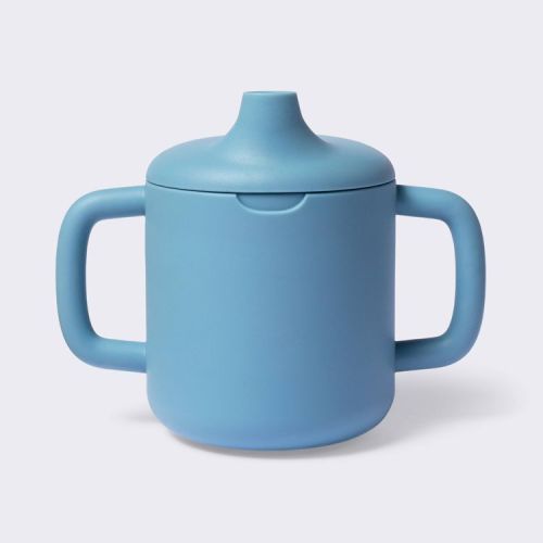 8oz Silicone Sippy Cup - Blue - Cloud Island™