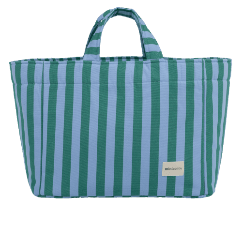 Big Bag - Green + Sky Blue · Minicoton