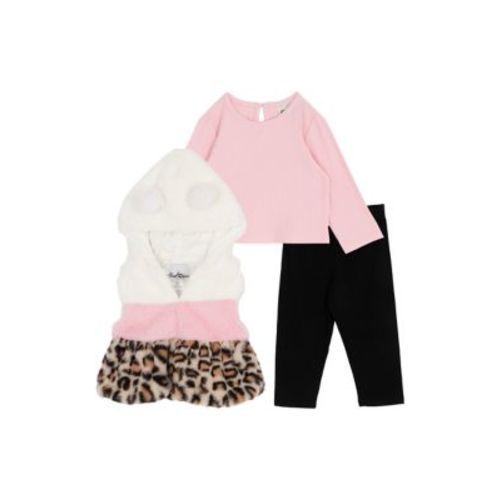 Baby Girls Fur Vest Set