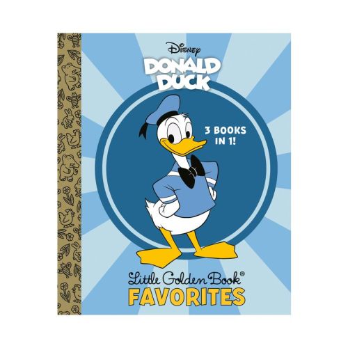 Donald Duck Little Golden Book Favorites (Disney Classic) - by Golden Books (Hardcover)