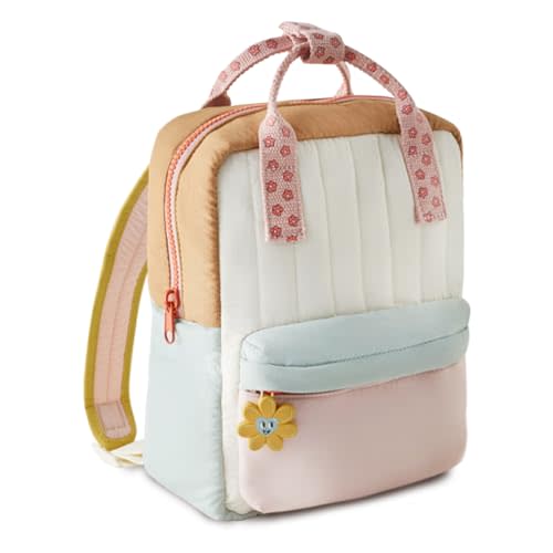 mini toddler backpacks for girls 2-4 - Cute Sunflower flower Hanging Colored small diaper bag and Preschool Bookbag