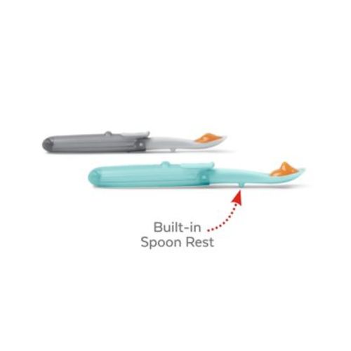 SKIP*HOP® Easy-Fold Travel Spoons in Grey/Teal (Set of 2) - GREY/TEAL - SET OF 2