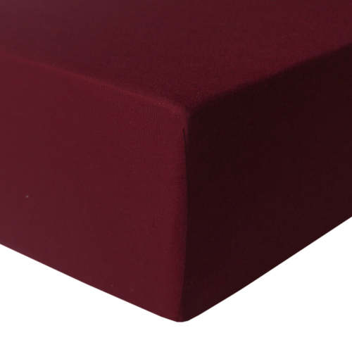 Premium Knit Fitted Crib Sheet - Ruby