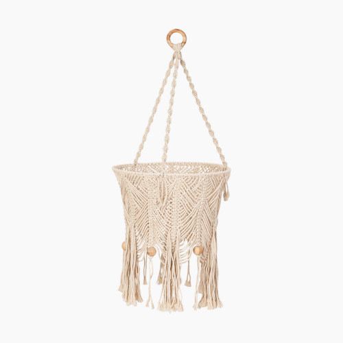 Crane Baby Macrame Nursery Ceiling Hanging