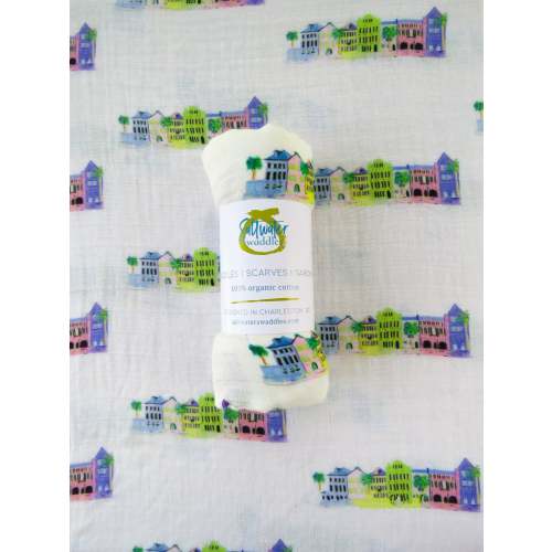 Rainbow Row Swaddle - Baby Bloomers