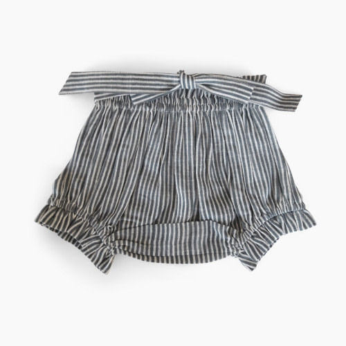 Sassy Minor Baby Bloomer - Grey Stripe, 3-6 Months