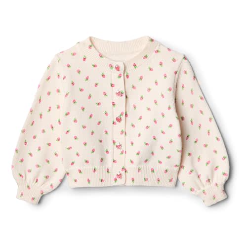 Amazon Essentials x Sofia Grainge Toddler and Baby Girls' Lightweight Cotton Cardigan Sweater