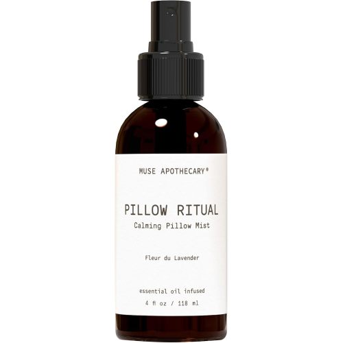 Muse Apothecary Pillow Ritual - Aromatic, Calming and Relaxing Pillow Mist, Linen and Fabric Spray - Infused with Natural Aromatherapy Essential Oils - 4 oz, Fleur du Lavender