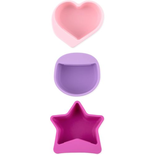 Bumkins Baby Silicone Little Dippers, Attaches to Bowls, Dishes and Plates, Sauce Cup, Holds Condiments, Dip, Puree, Toppings, Baby Led Weaning, Essential Feeding Supplies, for Babies 6 Months Up