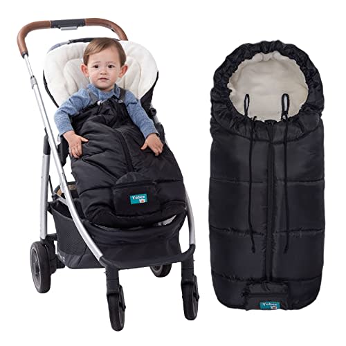 Yobee Waterproof Universal Baby Stroller Sleeping Bag, Warm Footmuff to Protect Baby from Cold and Winter Weather, Multifunction Stroller Blanket Accessories