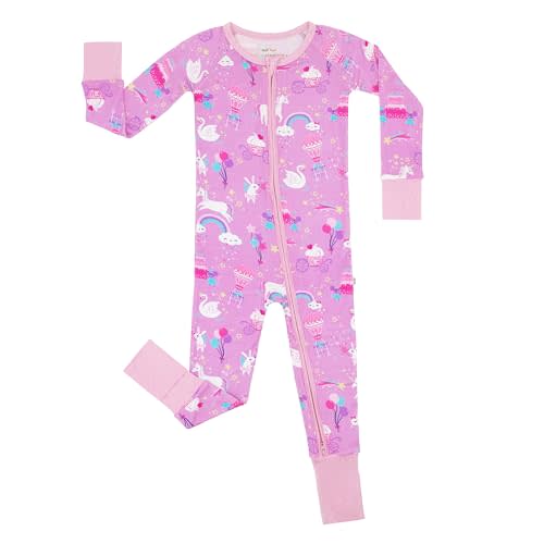 Little Sleepies Pajamas for Baby Boys & Girls, Viscose from Bamboo Baby Pajamas, Preemie & Newborn Sleepers, 2-Way Zipper PJs