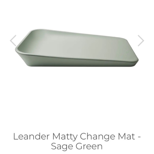 Leander Matty Change Mat - Sage Green