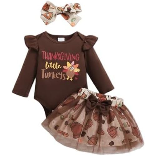 Newborn Infant Clothes Baby Girl Dress Summer Toddler Outfit Cute Girl Romper Skirt Set+Headband