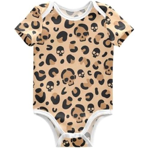 Unisex Baby Short Sleeve Bodysuits Boy Girl Cotton Newborn Outfit Clothes 0-24 Months