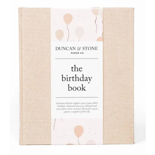 Keepsake Birthday Book | Duncan & Stone Paper Co.