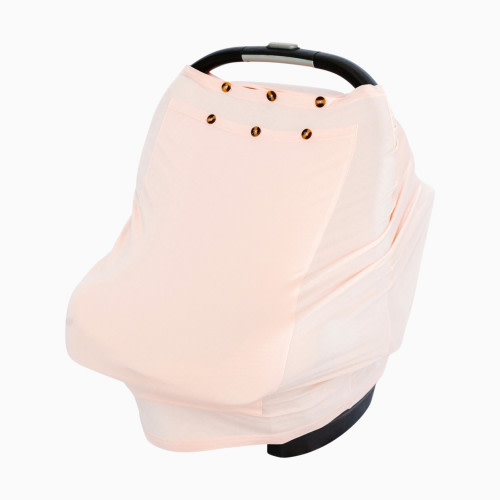 Snuggle Shield LUXE Protection Bamboo Rayon Multi-Use Antimicrobial Air Filtering Infant Cover - Pink, Os