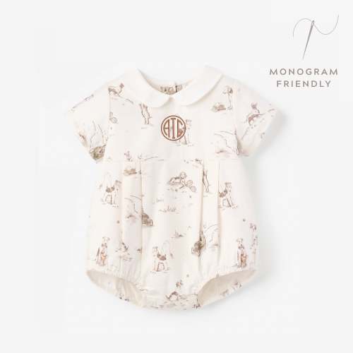 Hounds & Heritage Print Bubble – Elegant Baby