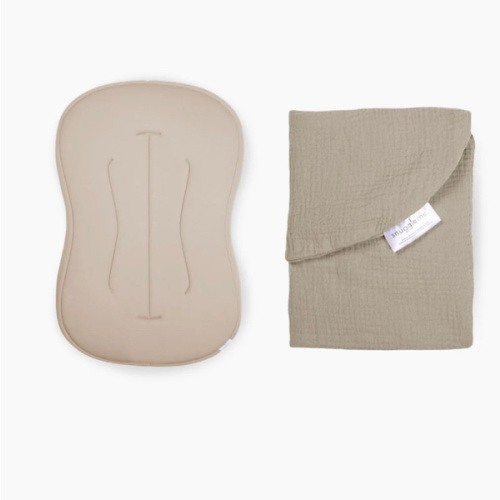 Lounger Curve + Muslin Cover Set | Birch