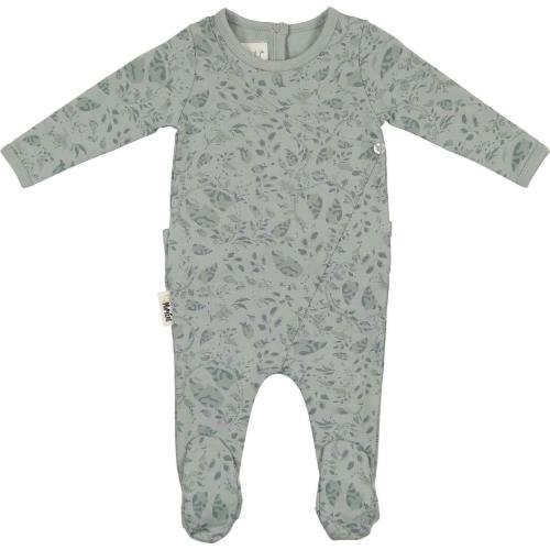 Soft Vines Footie and Beanie Set